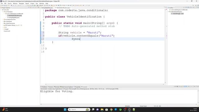 Core Java | Conditional Statements | if.. else.. if смотреть онлайн