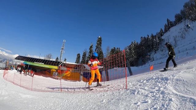 Красная Поляна (Горки город) Трасса "Панорама" 2200-960м смотреть онлайн