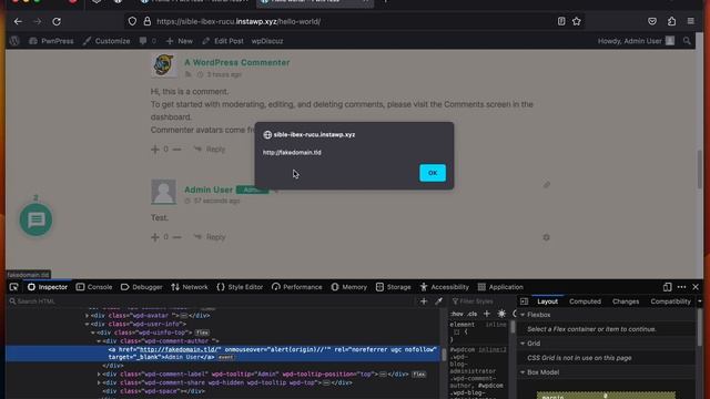 [ WordPress ] wpDiscuz Plugin v7.6.1 - Persistent XSS (URL) смотреть онлайн