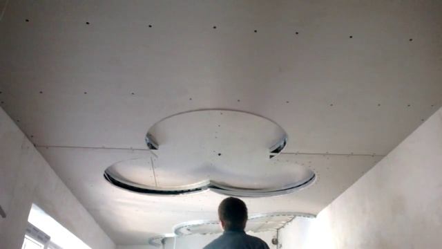 Как сделать потолок из гипсокартона в три уровня. смотреть онлайн