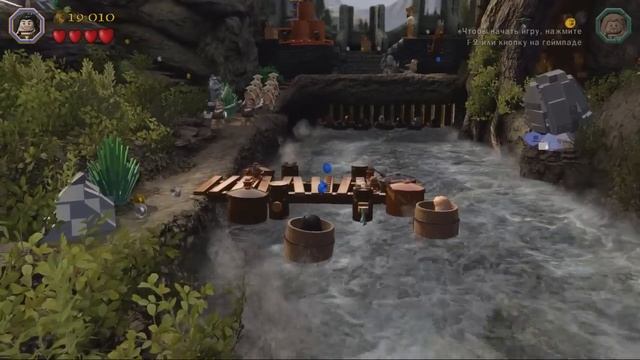 LEGO The Hobbit Прохождение - Часть 11 - СЁРФИНГ НА БОЧКАХ смотреть онлайн