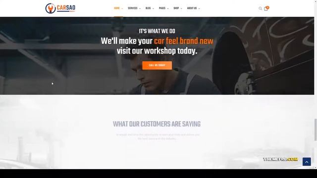 Sena - Responsive Car Service WordPress Theme auto centre auto repair смотреть онлайн
