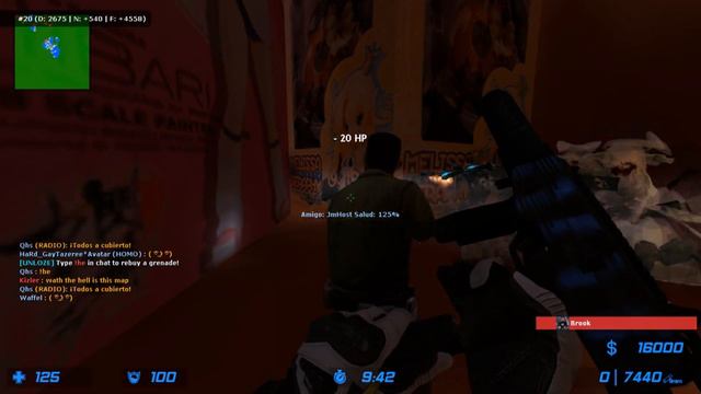 CS:Source / Zombie Escape Mod / Ze_otakuroom_v5_6fs / Stage 1 / UNLOZE