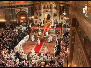 Пасхальное Патриаршее богослужение 2012 г. Часть 1