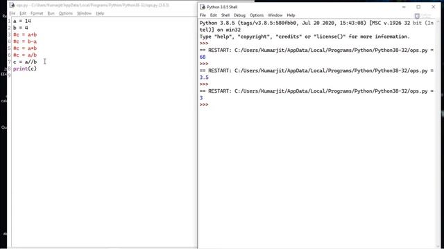 Learning Python | Arithmetic Operators смотреть онлайн