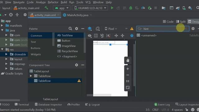 Android - TableLayout смотреть онлайн