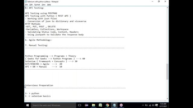 SELENIUM with PYTHON tutorials || Demo - 1 || by Mr. Nikhil Raju On 17-02-2021 @7AM IST смотреть онлайн