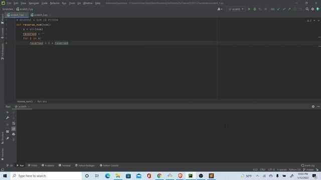 Reverse a Number in Python смотреть онлайн