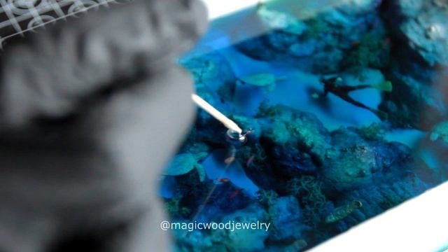 How to make Sea Diver Diorama ? Resin Art! - Epoxy Resin / Cement / 3D Printing. DIY! смотреть онлайн