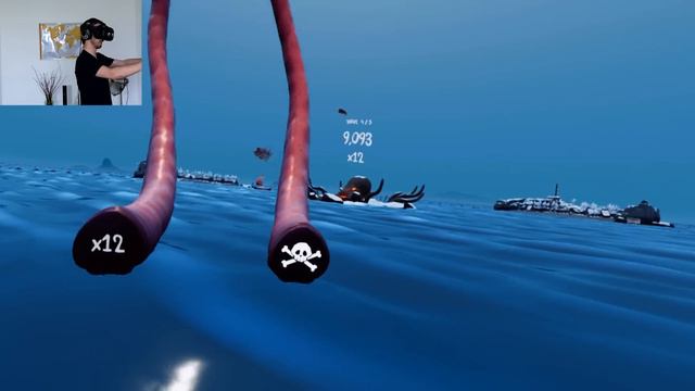 BECOME THE KRAKEN IN VR | Kraken VR - HTC Vive Gameplay смотреть онлайн