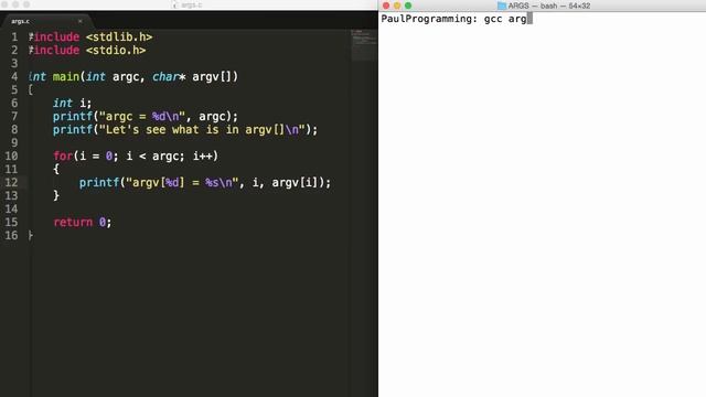 What does int argc, char* argv[] mean? смотреть онлайн