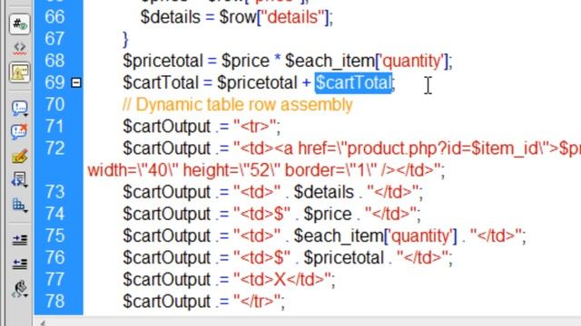 13 Tally the Total of Your PHP Shopping Cart смотреть онлайн