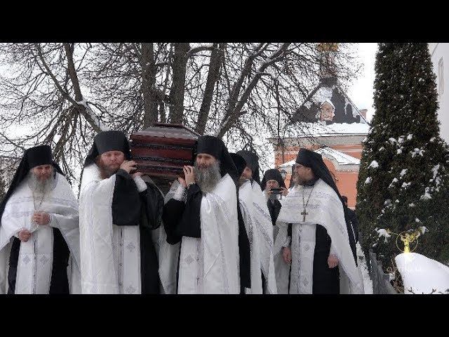 Отпевание и погребение наместника Оптиной пустыни архим. Венедикта (Пенькова) смотреть онлайн