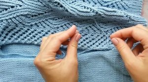 Как сшивать детали вязаных изделий иглой  (Матрасный шов)