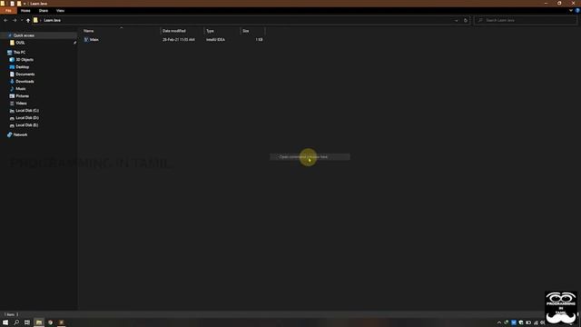 Simple Java Program in Text Editor - Episode 3 | Java Tutorials for Beginners in Tamil смотреть онлайн