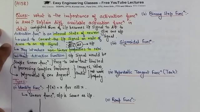 L82: Activation Function in Artificial Neural Network | Types, Importance | Artificial Intelligence смотреть онлайн