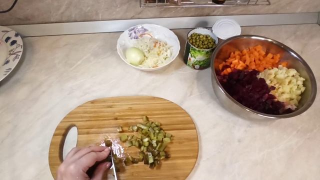 Винегрет классический, очень просто и вкусно! смотреть онлайн