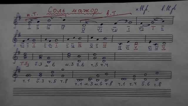 СОЛЬ МАЖОР: КАК РАБОТАТЬ В ГАММЕ? Сольфеджио 2-3 классы. Ступени, опевание, устойчивые интервалы смотреть онлайн