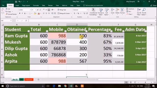 PART 7 EXCEL Sum Average Max Min Count Functions in a Formatted Table смотреть онлайн