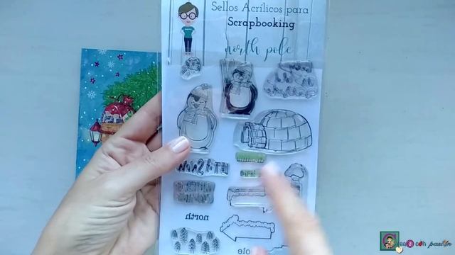 CUADRO DECOUPAGE, CÓMO INTEGRAR EL FONDO Y DECORAR con sellos de silicona y nieve artificial. смотреть онлайн