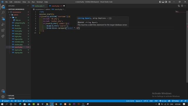 how to make E-commerce part(14) PHP+MySQL make search bar смотреть онлайн