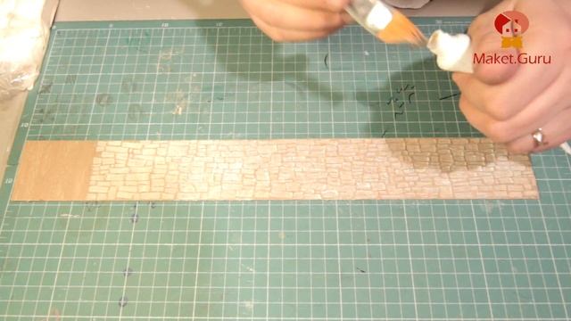 Уроки макетирования. Изготовление каменной кладки для стен макета, диорамы, железной дороги. смотреть онлайн