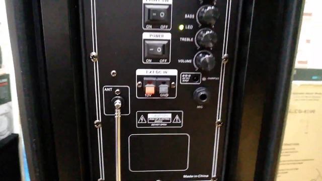 Портативная колонка акустическая система ISA SL-210-09 100W смотреть онлайн