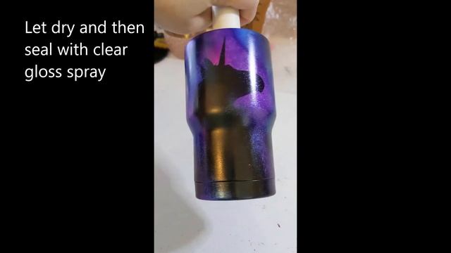 Unicorn Galaxy Tumbler Tutorial смотреть онлайн