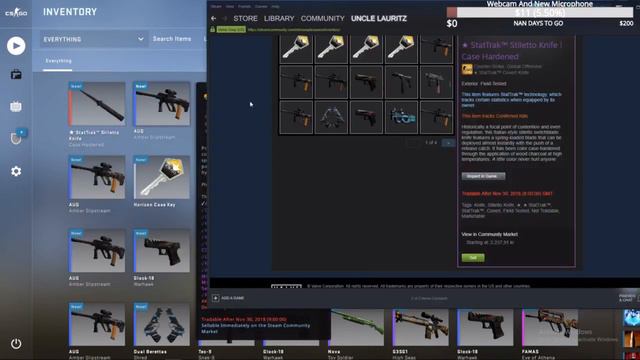 I SOLD MY KNIFE ON THE COMMUNITY MARKET TO UNBOX STATTRAK HORIZON KNIFE!! смотреть онлайн