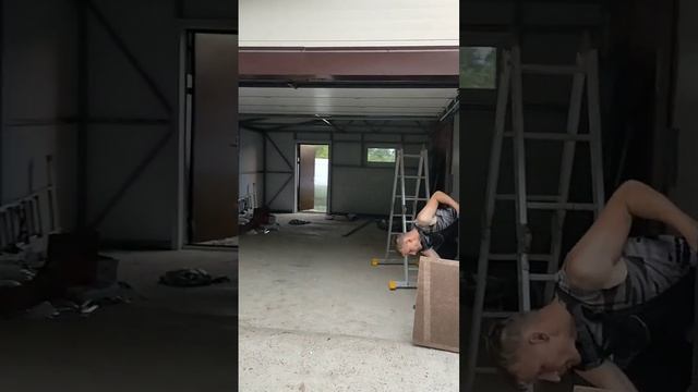 Гараж из сэндвич панелей ширина 5, длина 8 м