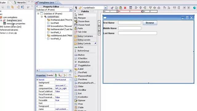 Using Form Layout with JBuilder смотреть онлайн