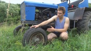 САМОДЕЛЬНЫЙ ТРАКТОР СВОИМИ РУКАМИ. Собрал из того что было.... Дизель-Трактор #1
