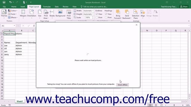 Excel 2016 Tutorial Creating Headers and Footers Microsoft Training Lesson смотреть онлайн