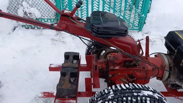Облегчаем себе труд. Нож для расчистки снега. смотреть онлайн