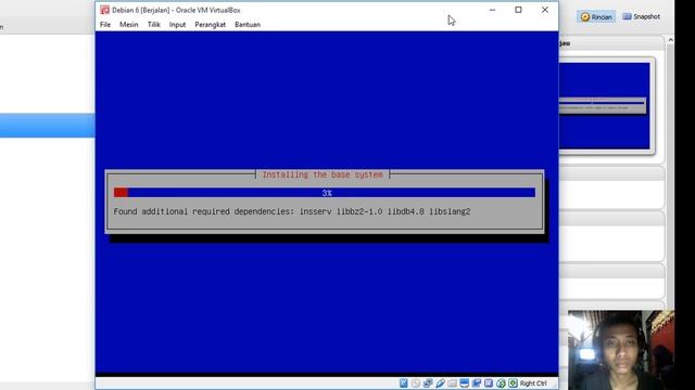 Instalasi Debian 6 di Virtual Box смотреть онлайн