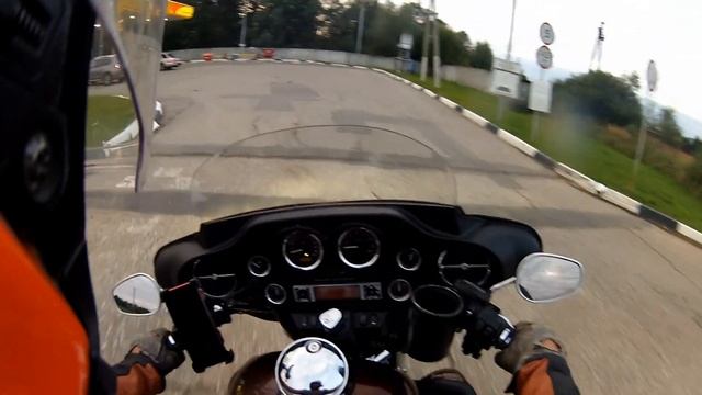 Electra Glide 2009 Первая поездка