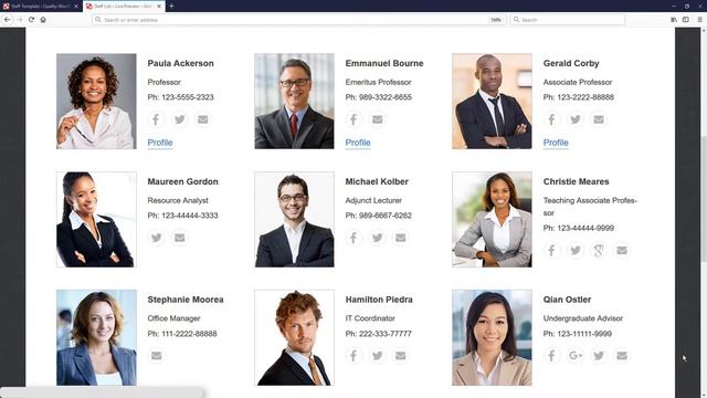WordPress Plugin | Staff Directory | Text Link To Single Page смотреть онлайн