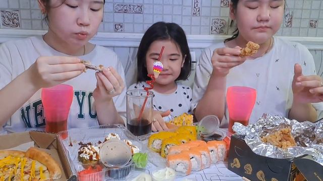 #СУШИ ПИЦЦА ЧЕЛЕНДЖ #СУШИ #казакша #асмр #қазақшаканал #балаларға #челендж #керемет