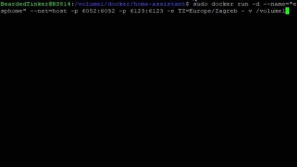 ESPHome in Docker for Home Assistant on Synology - #007