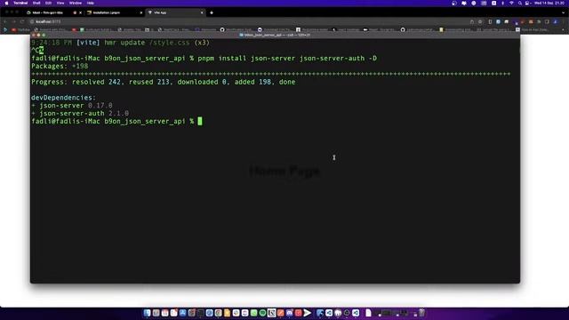 Json Server Auth di local development смотреть онлайн