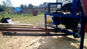 Станок для переработки горбыля своими  руками