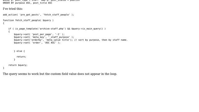 Wordpress: Fetch post meta in the same query as the main loop смотреть онлайн