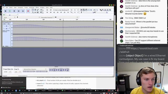 Deep Dive w/Scott: RP2040 DMA and Audio #raspberrypipico #rp2040 #adafruit @tannewt смотреть онлайн