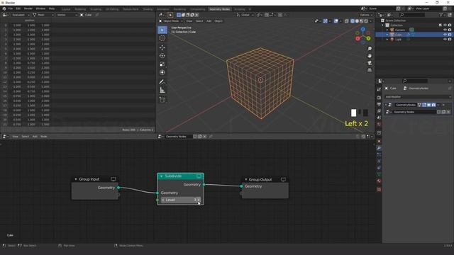 How to Subdivide Object through Geometry Nodes Modifier in Blender 2.93 | Geo Nodes Beginners tut смотреть онлайн