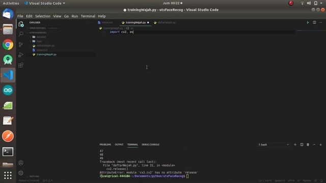 Deteksi Wajah dan Mata Menggunakan Library Haarcascade dengan OpenCV Python смотреть онлайн