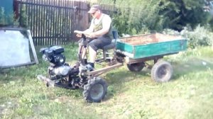 самодельный мотоблок из мотороллера муровья