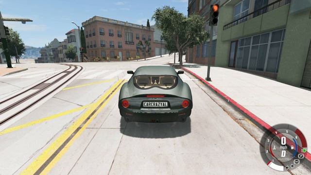 Aston Martin DB7 Zagato - BeamNG Drive смотреть онлайн