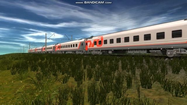 ТЭП70БС-088 С Пассажирскими Вагонами В Trainz Simulator 2012 смотреть онлайн