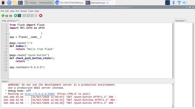 Control GPIOs From the Web (Flask) - Raspberry Pi Tutorial for Beginners 14 смотреть онлайн
