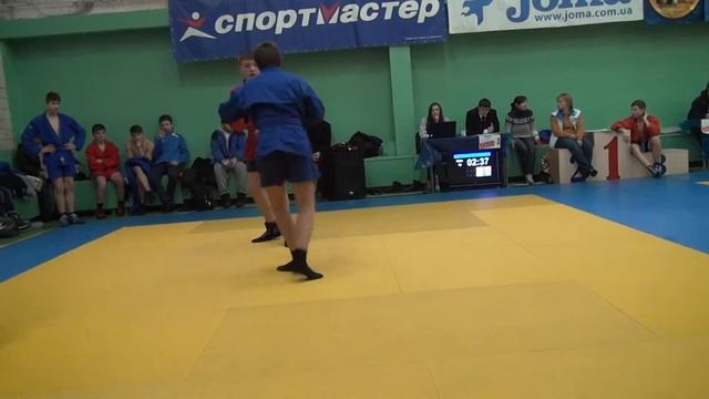 Юдин - Ткаченко. - 66 кг. Чемпионат КДЮСШ-14. Самбо. 15.02.2015. смотреть онлайн